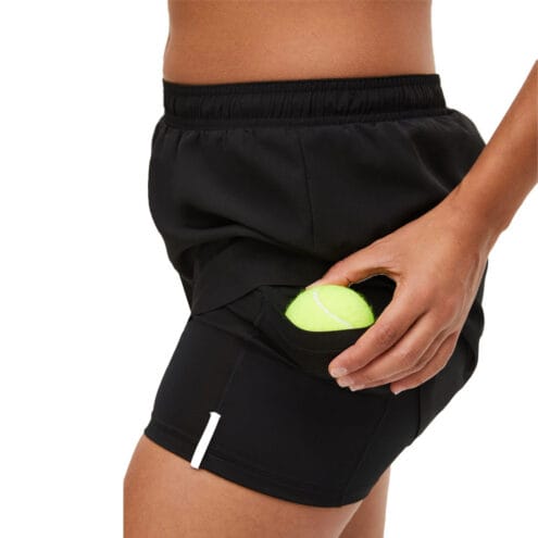 Närbild på ficka av Röhnisch Bounce Shorts (dam)