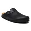 SCHOLL OLIVIER LEATHER BLACK snett framifrån