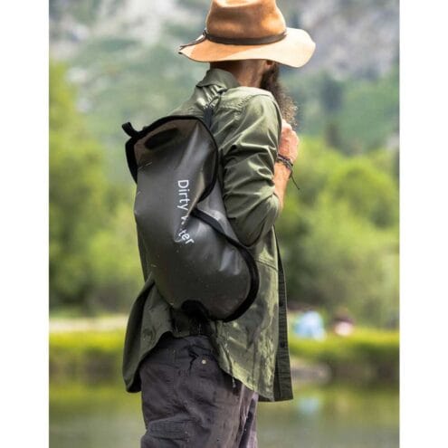 LIFESTRAW PEAK GRAVITY 8 liter kan användas som en väska