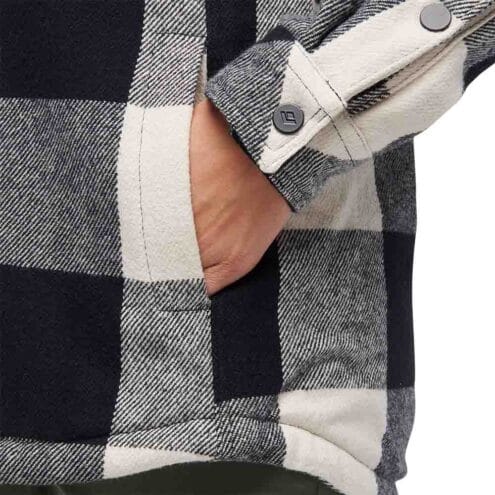 Women's Project Lined Flannel Shirt med hand i ficka