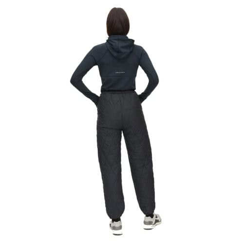 Röhnisch Quilted Pants termobyxor (dam) på en modell som står bakvänd
