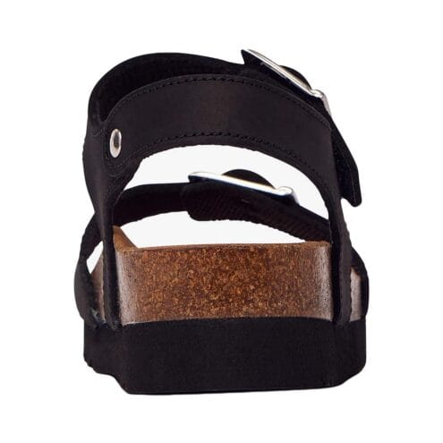 Baksida av Scholl Filippa sandal i svart