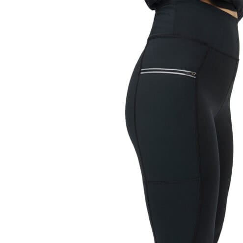 Röhnisch Insulate Wind Shield Tights löpartights (dam) från sidan på en modell