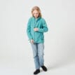 En flicka drar upp dragkedja på Tretorn Farhult Pile JR pilejacka (barn/junior)