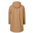 Baksidan av Tretorn Wings Pile fodrad regnjacka i beige.