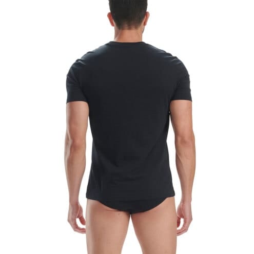 Baksida av Adidas Crew Neck Shirt 3-pack Tshirt (herr) på en modell