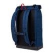 Baksida av Helly hansen stockholm backpack ryggsäck i färgen ocean