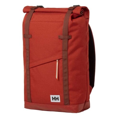 Framsida av Helly hansen stockholm backpack ryggsäck i färgen deep canyon