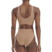 Baksida av Adidas Scoop Lounge Seamless Bra sportbh (dam på en modell