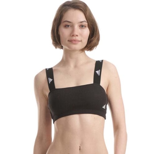 Adidas Bandeau träningstopp (dam) framifrån på en dam