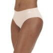 En modell bär Adidas Cheeky Hipster mikrofibertrosor (dam) i färgen peach whip