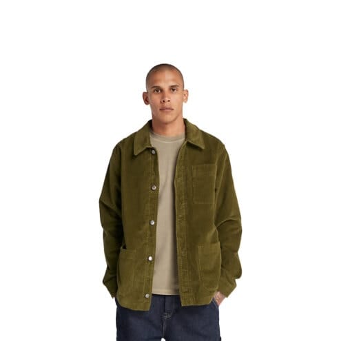 En snygg ock skön Timberland Kempshire Corduroy Chorejacket jacka (herr) på en modell