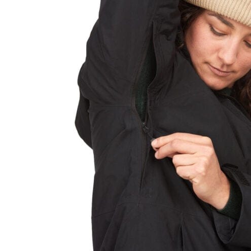 Ventilationsficka i armhåla på En tålig Marmot Lightray goretex jacket