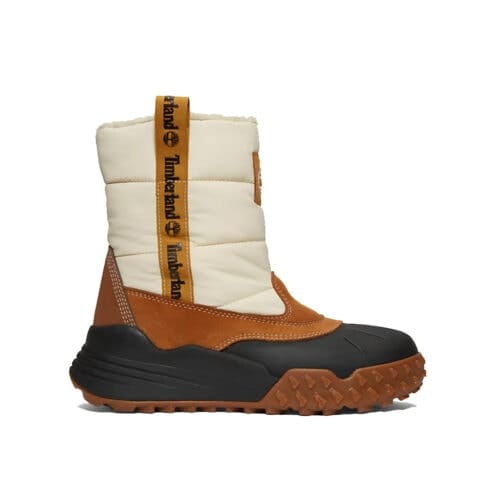 Utsida profil på en varm Timberland Moriah Range vattentät känga (dam)
