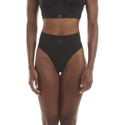 Adidas Thong mjuk träningstrosa (dam) och matchande topp i färgen black