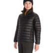 Framsida av Marmot Highlander Jacket dunjacka (dam) på en modell