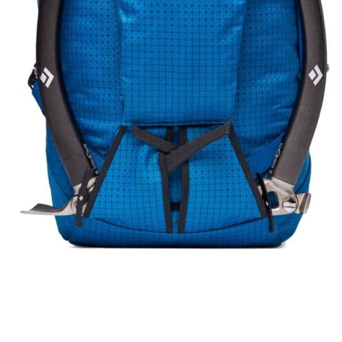 Baksida av Black Diamond Mission 75 ryggsäck