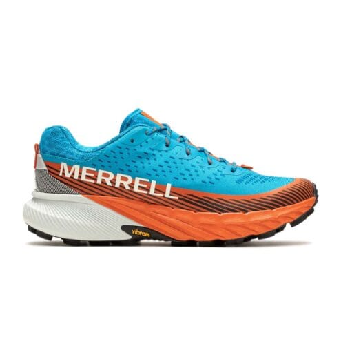 Agility Peak 5 från Merrell i färgerna orange och blå