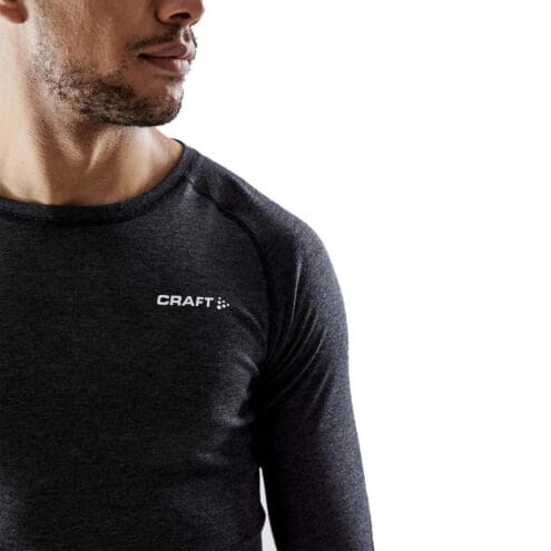 Snygg logga på Craft Core Wool Merino Set underställ (herr)