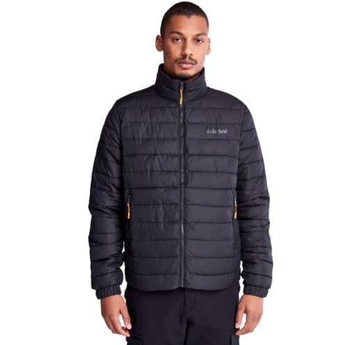 Timberland Axis Durable Water repellent packable jacka (herr) på en modell i svart