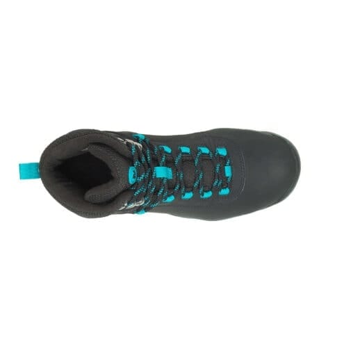 En snygg och varm Merrell Vigo Thermo Mid Leather Waterproof vandringskängor (dam) ovanifrån