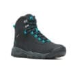 En sngg och varm Merrell Vigo Thermo Mid Leather Waterproof vandringskängor (dam) snett framifrån