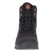 Ett par varma Merrell Vigo Thermo Mid Leather Waterproof vandringskängor (herr) framifrån