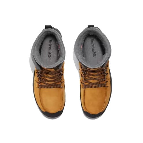 Insida av ett par En varm och skön Timberland Men's Chillberg Waterproof Insulated Boot