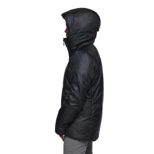 Black Diamond Belay Parka vinterjacka (dam) i profil på en modell