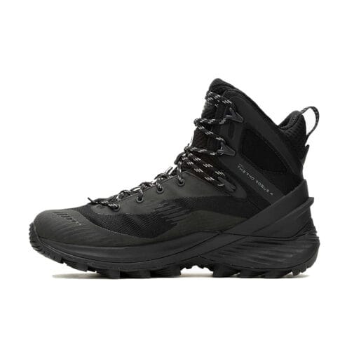Insida profil av Ett par stabila Merrell MTL Thermo Rouge 4 Mid GTX löparskor för vinter (herr)