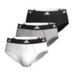 Blandade färger Adidas Brief 3-pack kalsonger (herr)