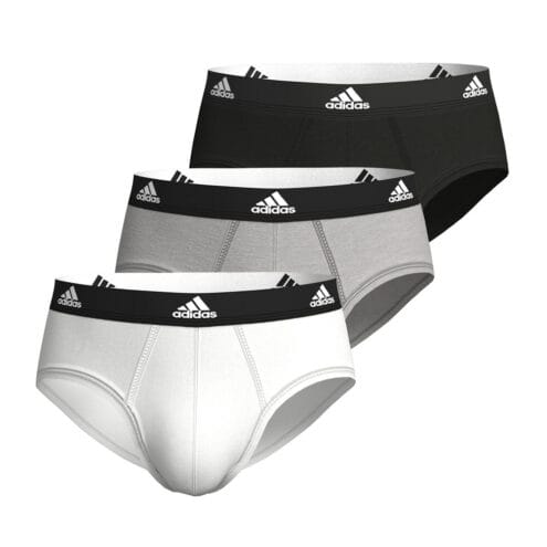 Blandade färger Adidas Brief 3-pack kalsonger (herr)
