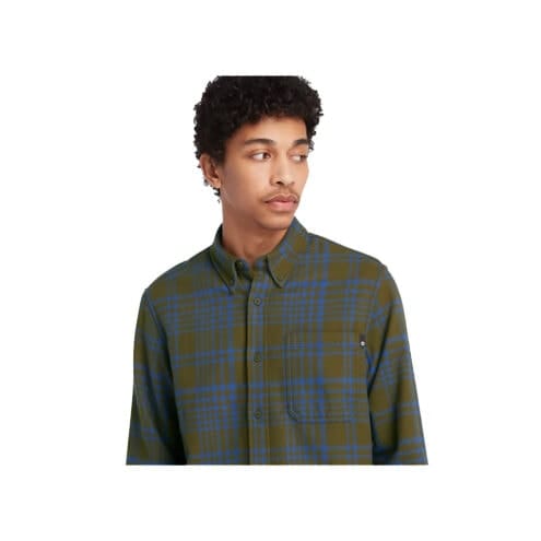 Timberland Heavy flannel check skjorta (herr) med snygg knäppning