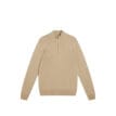 J. Lindeberg Kian Zipped Sweater (herr) i färgen beige safari