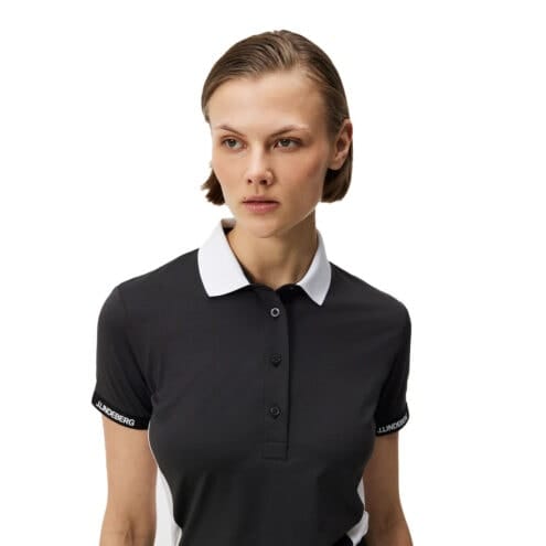 Ventilerande och bekväm J.Lindeberg Makena Polo pikétröja (dam) med snygga detaljer