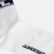 Närbild på logga på J.Lindeberg Percy Sock tubstrumpor (herr)