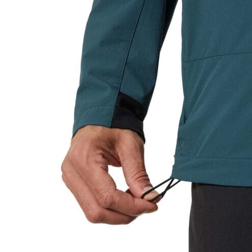 Praktiskt spänne på En vind och vattenavisande Helly Hansen Blaze Hooded Softshell Jacket skaljacka (herr)