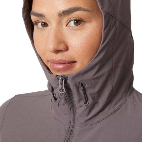 lågviktiga Helly Hansen Blaze Hooded Softshell Jacket skaljacka (dam) med en luva