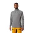 En mjuk och lågviktig Helly Hansen Verglas Halv-Zip Midlayer (herr) bärs av en modell