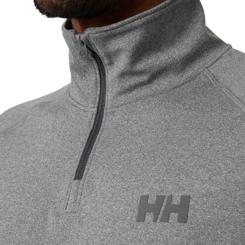 Dragkedja av En mjuk och lågviktig Helly Hansen Verglas Halv-Zip Midlayer (herr)