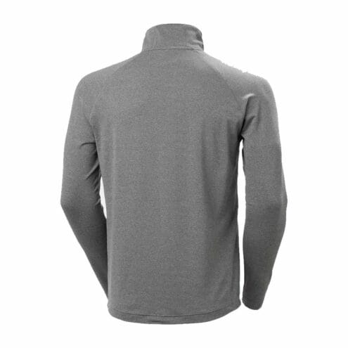 Baksida av En mjuk och lågviktig Helly Hansen Verglas Halv-Zip Midlayer (herr)