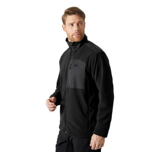Helly Hansen Daybreaker block Microfleece jacket (herr) på en modell