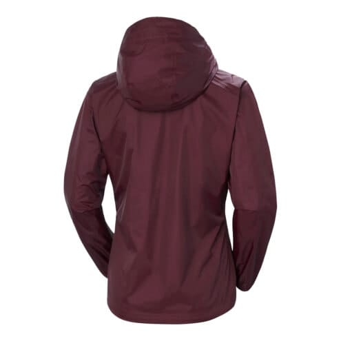 Baksida av En snygg och praktisk Helly Hansen Loke Jacket skaljacka (dam)