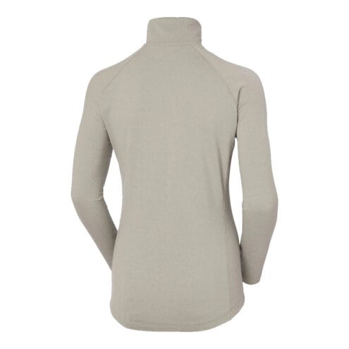 Baksida av otroligt mjuk och funktionell Helly Hansen Verglas Half-Zip Midlayer (dam)