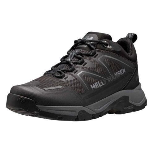 En pålitlig och stabil Helly Hansen Cascade Low HT trekkingskor (herr) snett framifrån