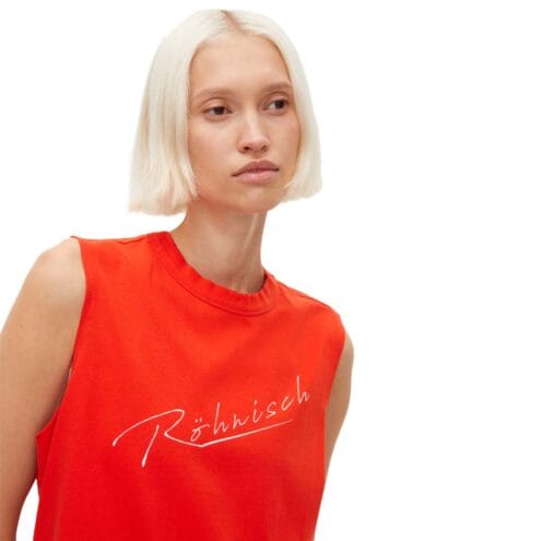 Röhnisch Cotton Retro Top träningslinne (dam)på en modell