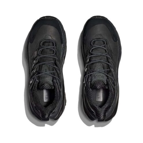 Ett par HOKA ONE ONE Kaha 2 Low Gtx (herr) Vandringsko med optimal greppsula från ovan där man ser den stötdämpande sulan