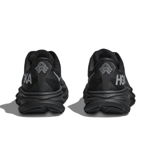 Baksida häl på stötdämpande och morderna HOKA ONE ONE Clifton 9 GORE-TEX med reflexer