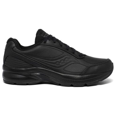 Ett par stilrena och bekväma Saucony Omni Walker 3 (herr) - och wide i färgen svart
