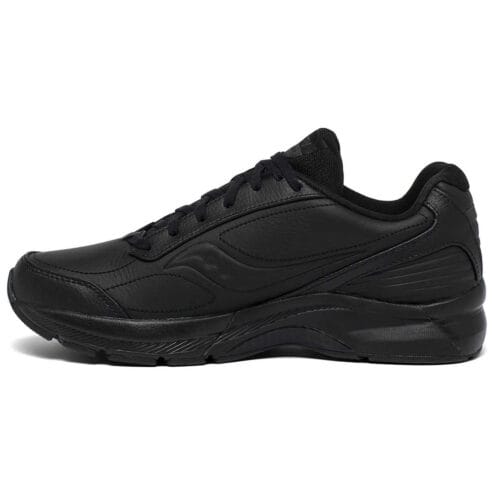 Insida profil av Ett par stilrena och bekväma Saucony Omni Walker 3 (herr) - och wide